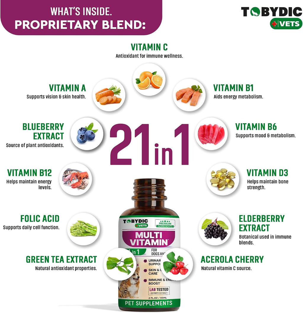 Beloved Pets Tobydic cranberry kidney and bladder support liquid for dogs