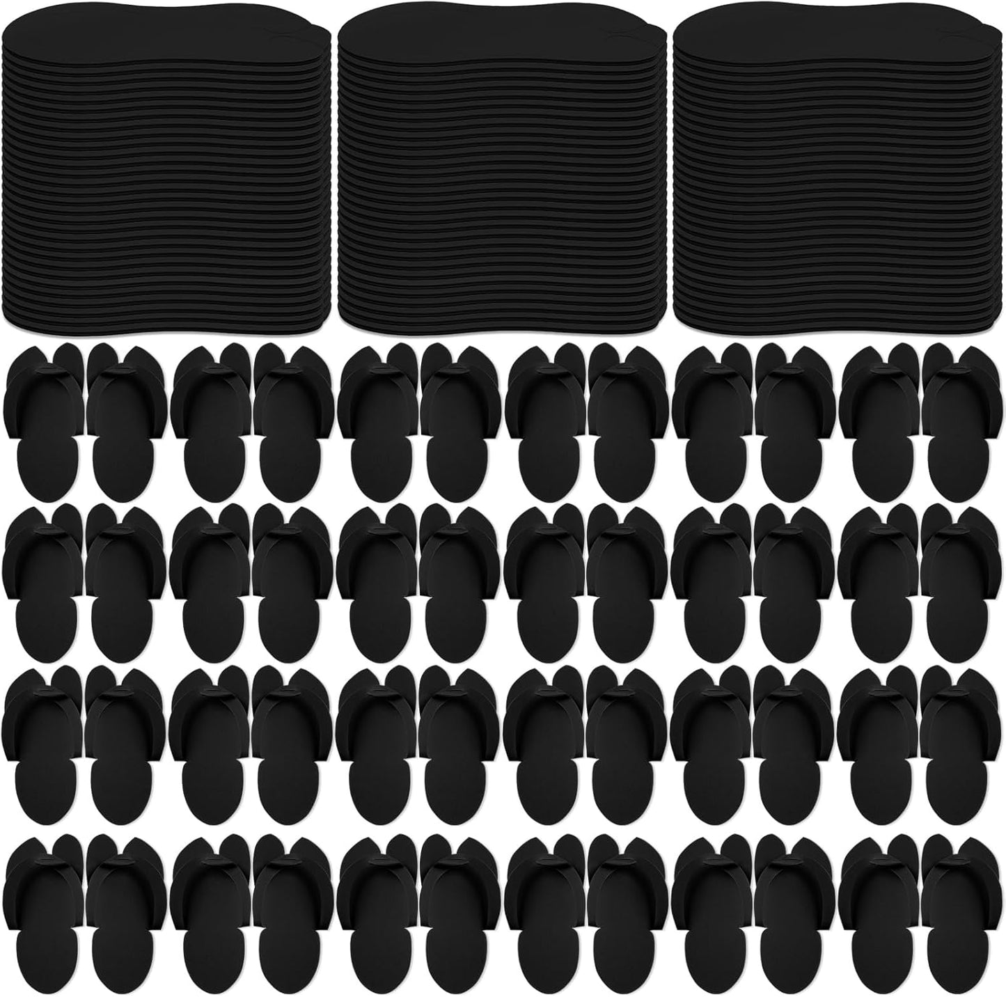 JaGely disposable pedicure slippers front view EVA foam
