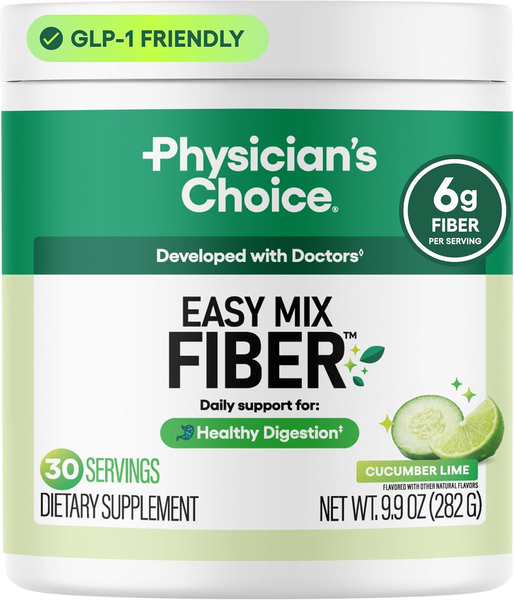Physician's CHOICE Fiber Gummies for GLP-1 Support - No Sugar Added & Vegan - Raspberry Lemon - Natural Chicory Root Prebiotic Fiber Gummy - Digestive Health & Regularity for Women & Men - 60CT - Image 13