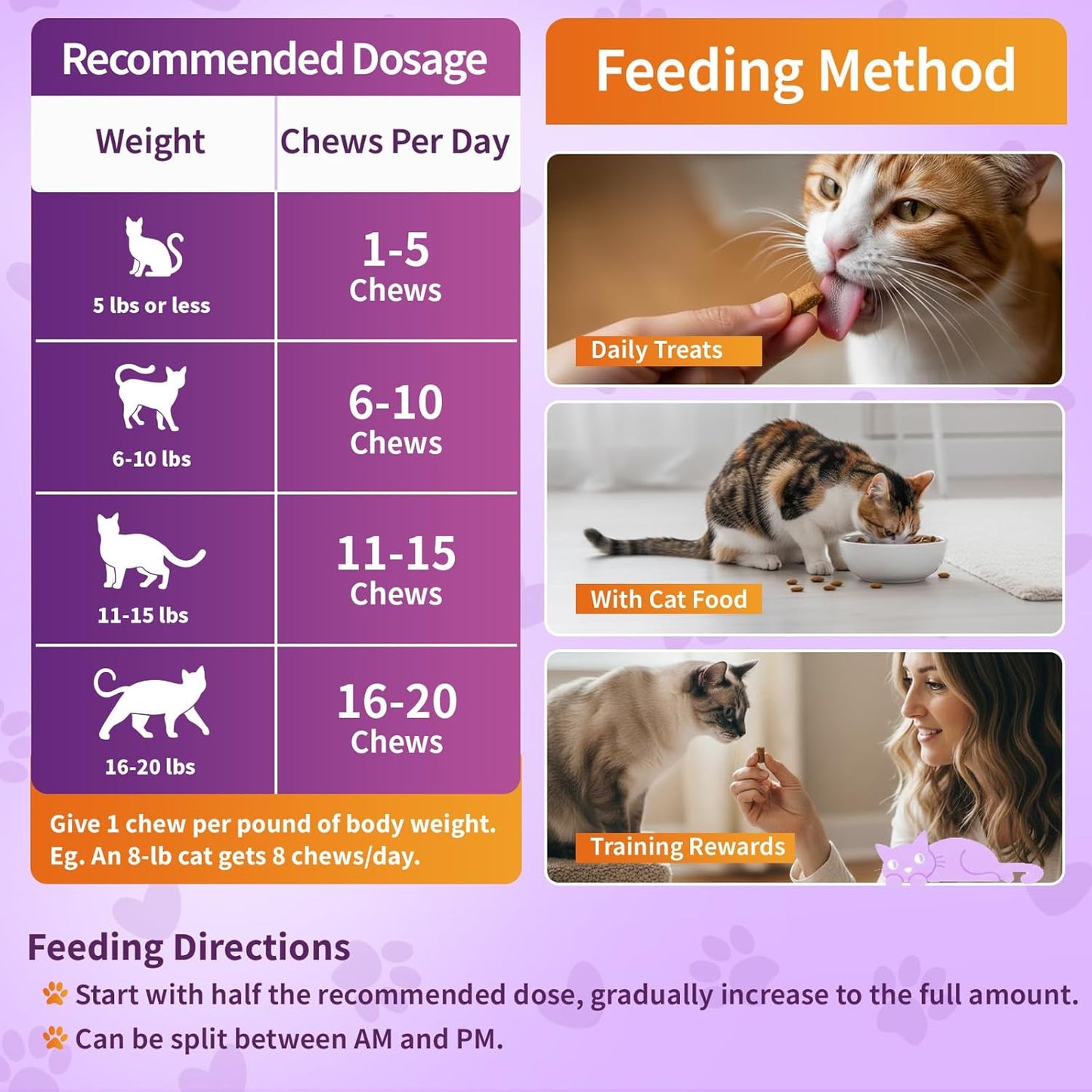 Carmelie fifteen in one daily multivitamin bites for cats of all life stages