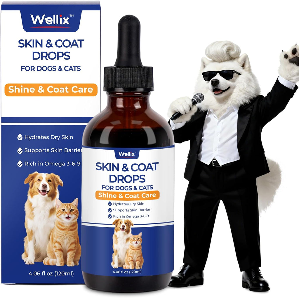 Wellix 4oz Cat & Dog Constipation Relief - Liquid Stool Softener with Dandelion Root, Prebiotics and Probiotics for Cats & Dogs - Natural Laxative for Gas and Tummy Relief - Chicken Flavor - Image 9