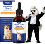 Wellix 4oz Cat & Dog Constipation Relief - Liquid Stool Softener with Dandelion Root, Prebiotics and Probiotics for Cats & Dogs - Natural Laxative for Gas and Tummy Relief - Chicken Flavor - Image 9