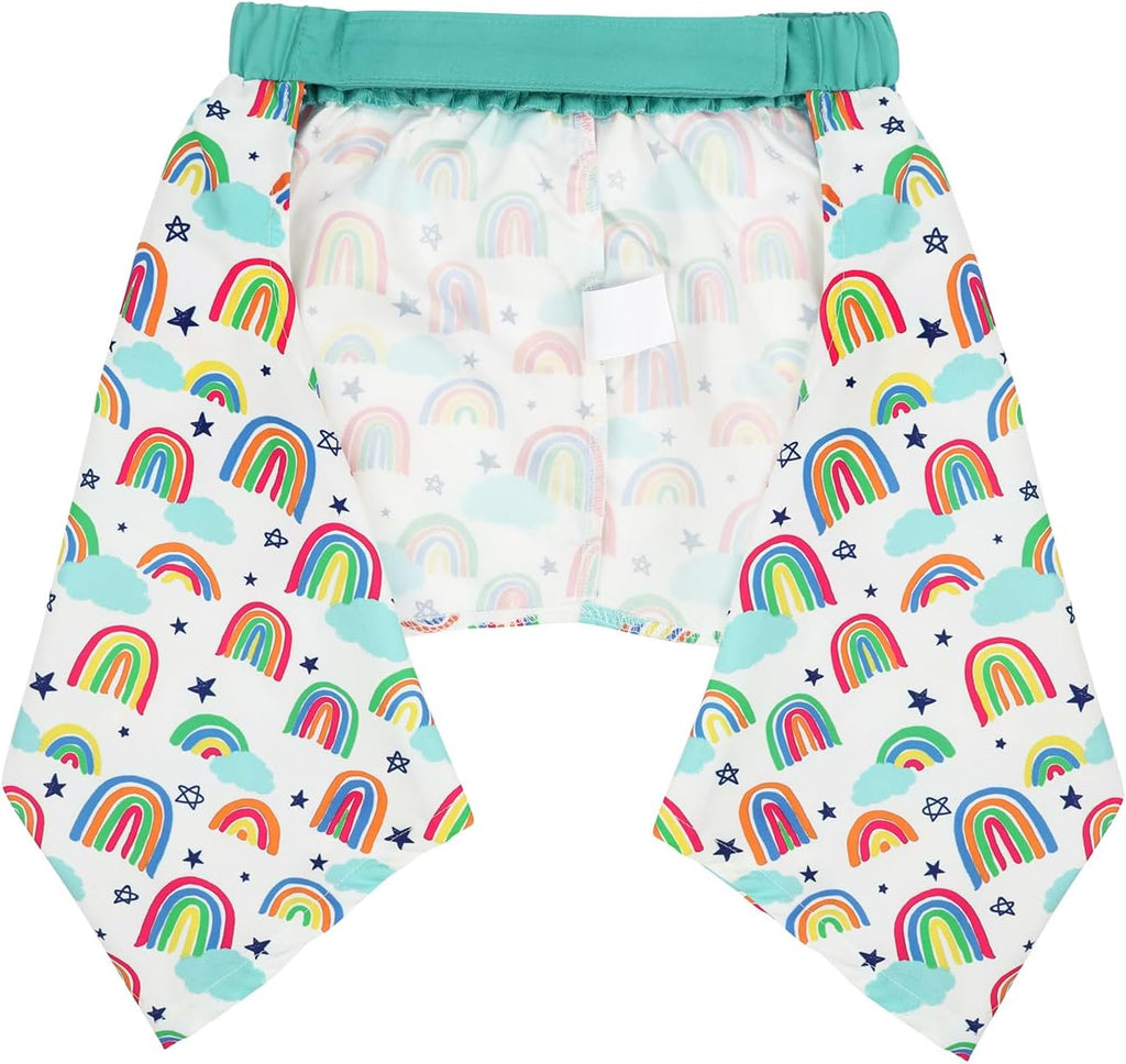Medium size dog swimsuit open underside design view
