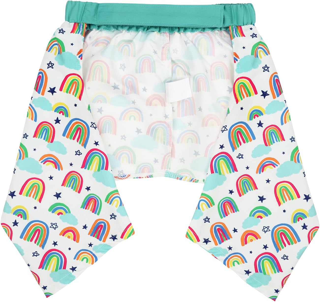 Medium size dog swimsuit open underside design view