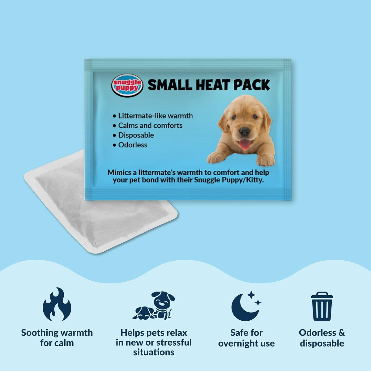 Snuggle Puppie Junior packaging and contents