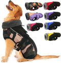 Iecoii Extra Warm Dog Coat front view reflective jacket
