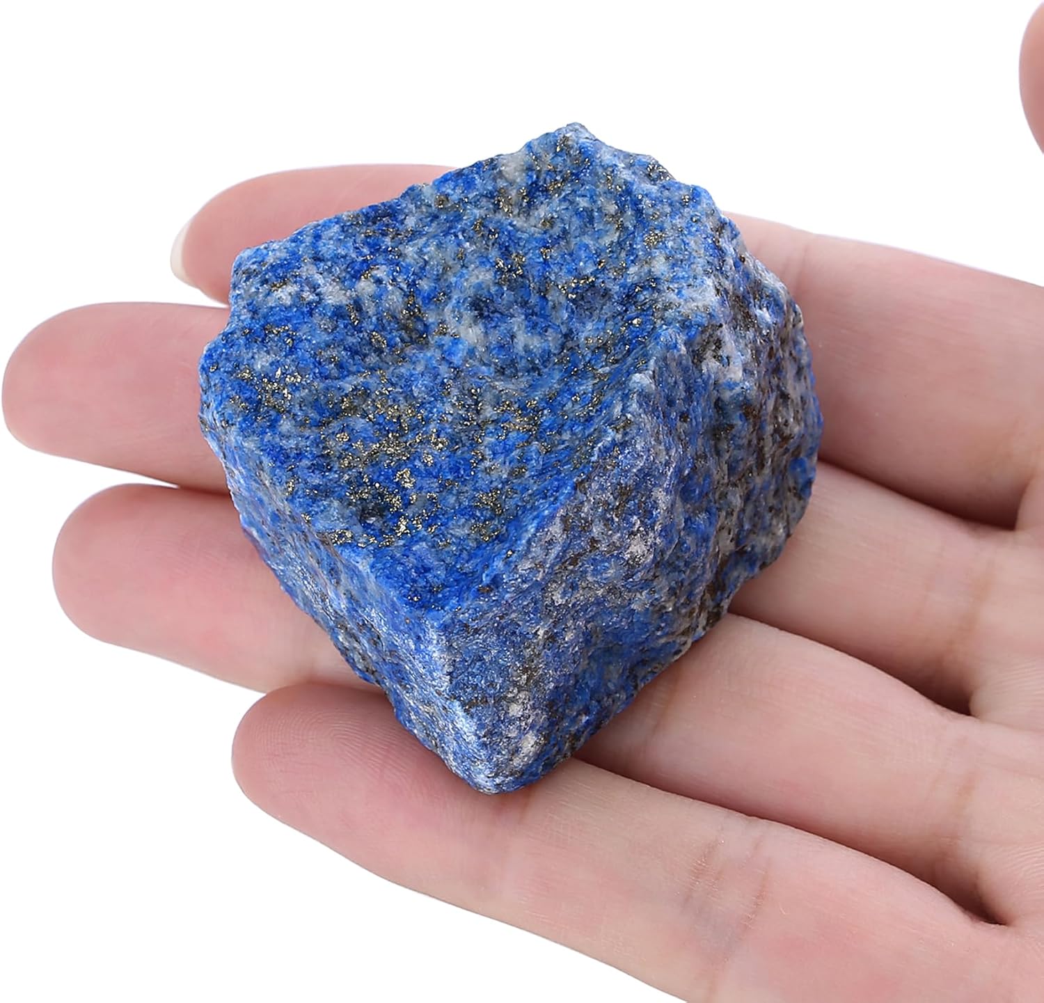 XIANNVXI Lapis Lazuli Large Raw Crystal front view for healing practices.