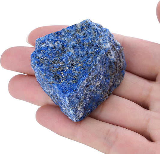XIANNVXI Lapis Lazuli Large Raw Crystal front view for healing practices.
