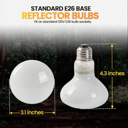 Calpalmy terrarium warming light bulbs for turtles and lizards