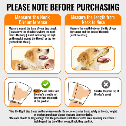 MAXFUT dog cone velcro fastener detail for secure fit