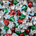 Beulah's Candyland Hershey's Kisses Christmas Edition milk chocolate 2 pounds front view bulk candy bag