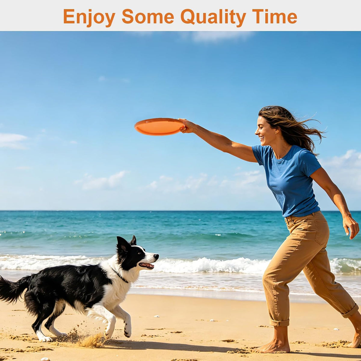 Two Pasking flying discs for medium and large dogs