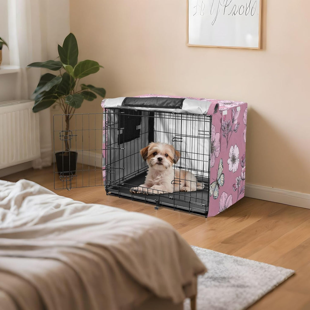 QwThum premium pet crate accessory showing hook and loop fastener detailing