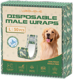 Dog Diapers Male,50 Count Small Male Dog Diapers Disposable for Doggie & Puppy,Ultra Absorbent Male Dog Wraps,Belly Bands for Male Dogs with Wetness Indicator(S Same as Other Brands' XS) - Image 9