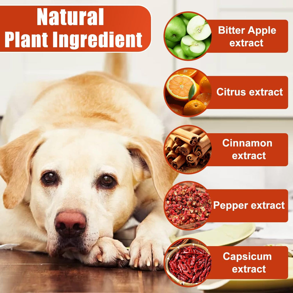 Pet safe anti chew spray for puppies and adult dogs