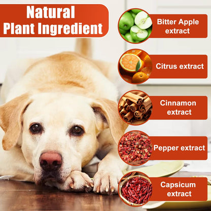Pet safe anti chew spray for puppies and adult dogs