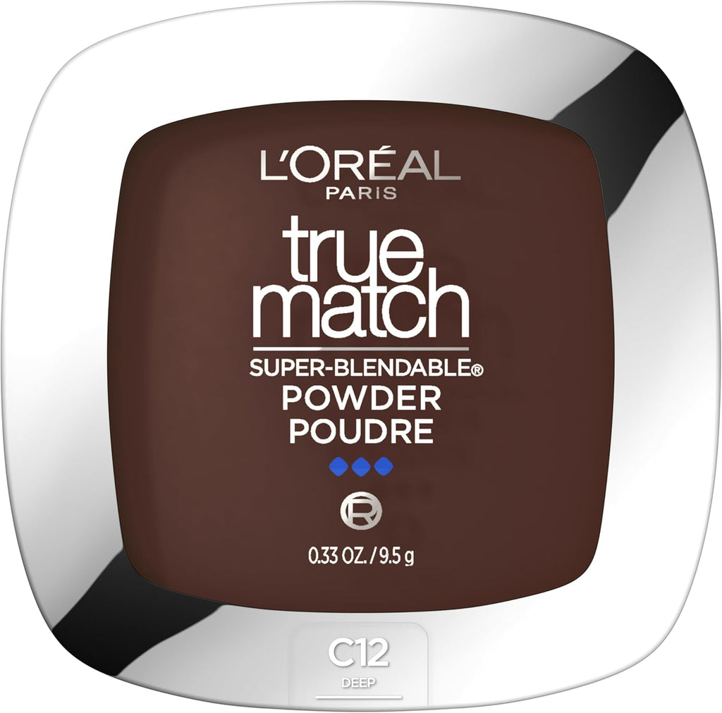 L'Oreal Paris True Match Super Blendable Oil Free Powder Foundation, W2 Light, 0.33 oz, Packaging May Vary - Image 10