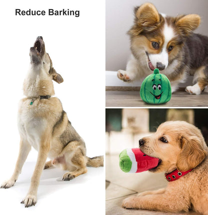Nocciola dental hygiene dog toys close up on the premium stitching and texture of the plush fabric