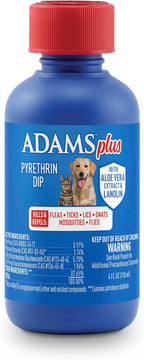 ADAMS Plus Pyrethrin Flea Dip for Dogs and Cats, Kills and Repels Fleas, Ticks, Lice, Gnats, Mosquitoes and Flies, for Dogs, Cats, Puppies, & Kittens, 4 Fl oz (Pack of 2) - Image 11