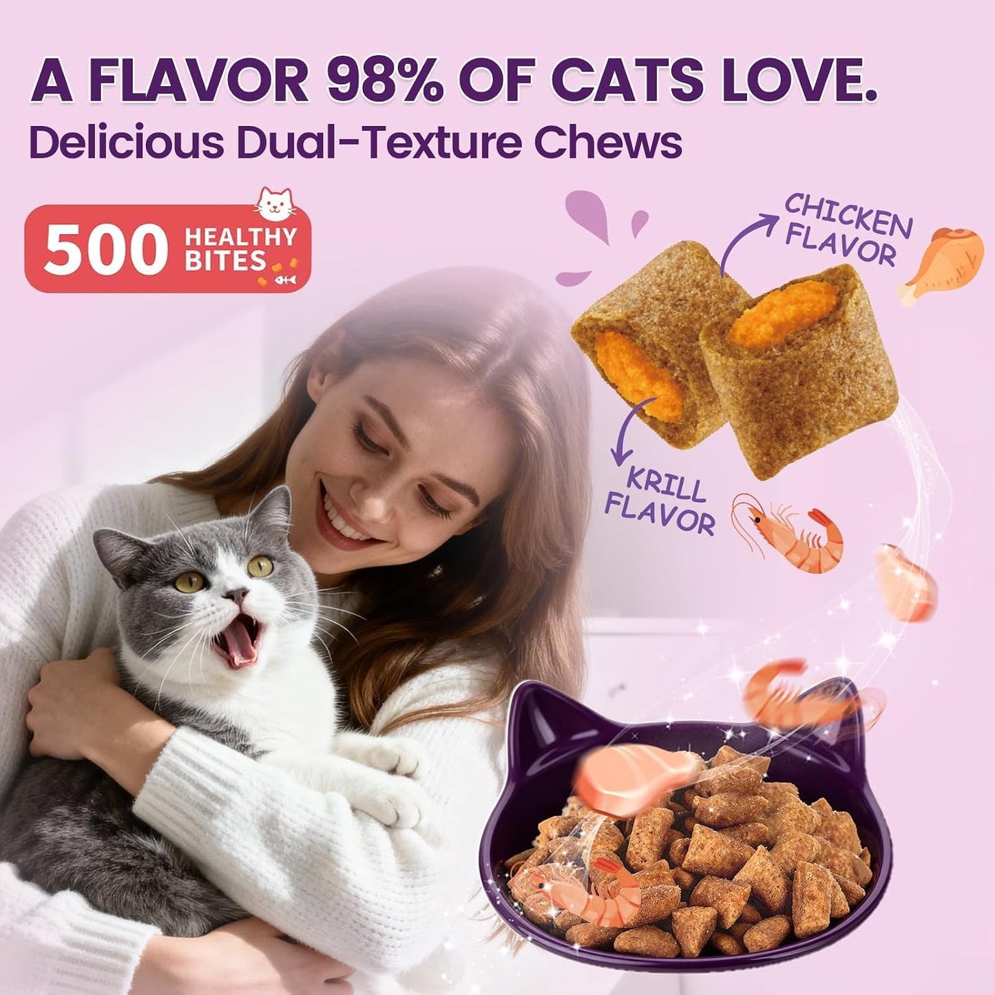 Authentic Wagmee cat supplement for heart, vision, and skin support
