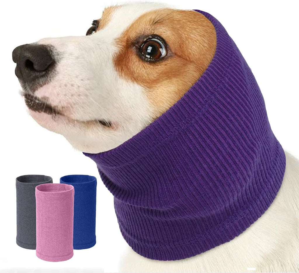 Nanaki dog headband noise protection sleeve close up packaging view