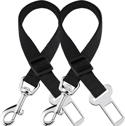 SunGrow adjustable dog car seat belt front view