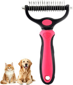 Dematting Comb for Dogs and Cats, Undercoat Rake Pet Brush for Long Hair, Deshedding Dog Brush Removes Tangles Knots and Loose Fur, Grooming Tool for Thick Coats (Blue L) - Image 14