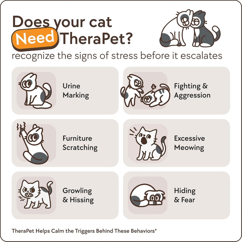 Advanced cat anxiety relief plug-in device for home use.