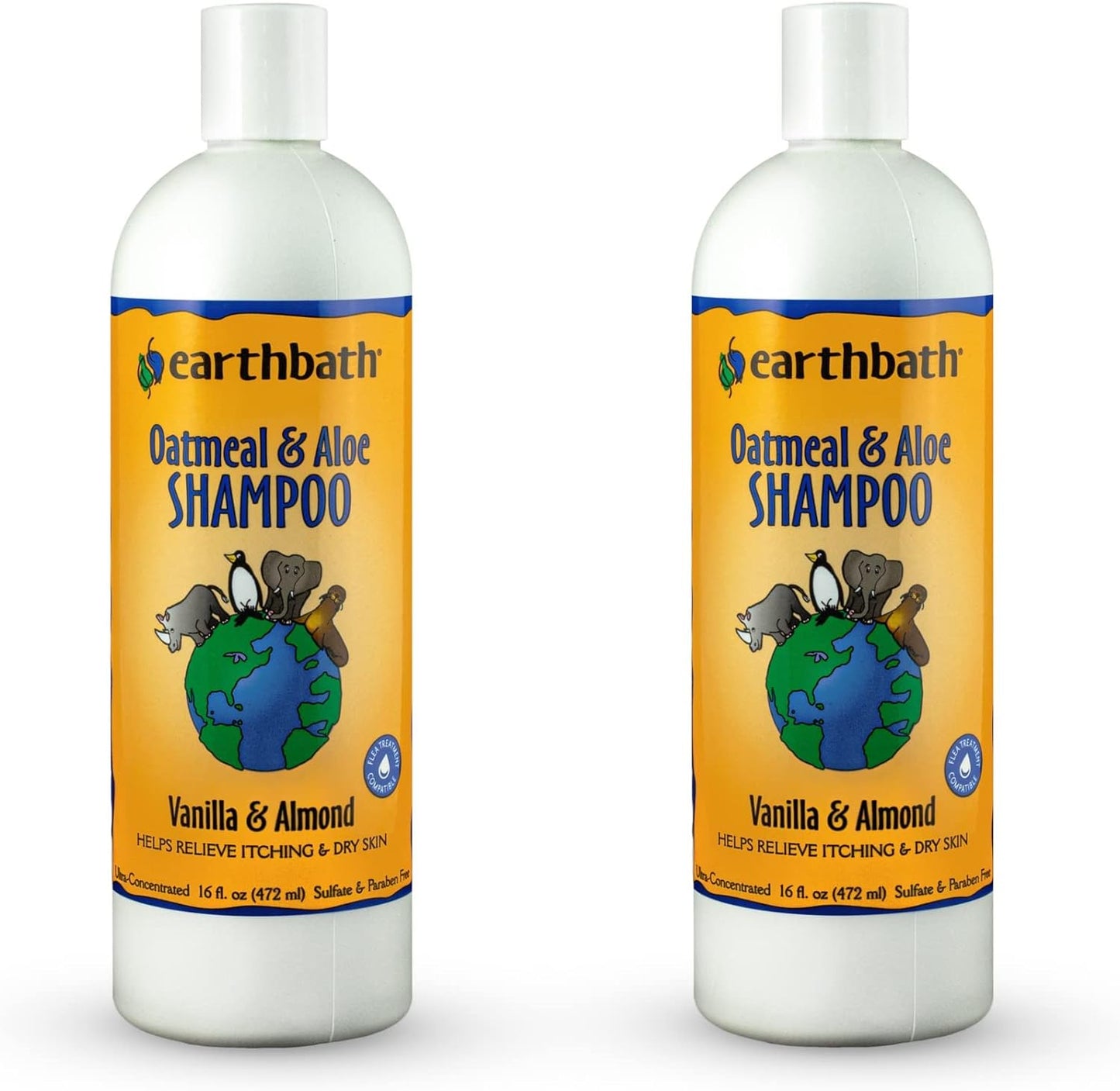 earthbath, Oatmeal & Aloe Dog Shampoo - Oatmeal Shampoo for Dogs, Itchy, Dry Skin Relief, Dog Wash, Made in USA, Cruelty Free Pet Shampoos - Vanilla & Almond, 16 Oz (1 Pack) - Image 9