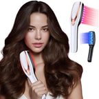 Lucario Tmosso laser therapy hair growth comb front view showing LED lights