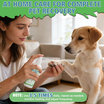How to apply cat wound spray using sterile gauze instructions diagram