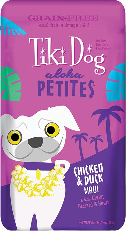 Tiki Dog Aloha Petites, Variety Pack, Nutrient Dense Meat, Wet Dog Food For Small Breed Dogs and All Life Stages, 3 oz. Pouch, Pack of 12 - Image 10