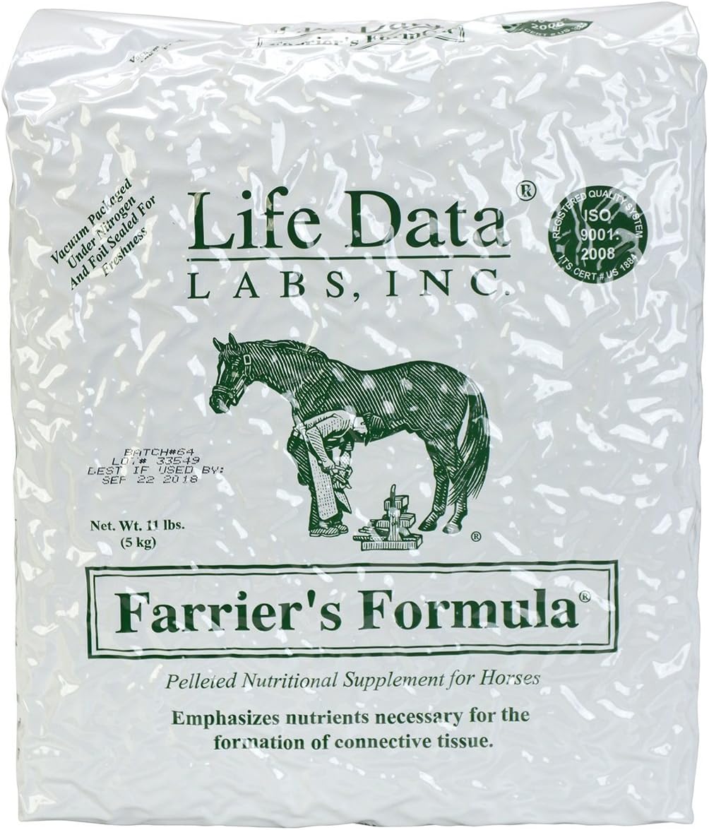 Life Data Labs Farrier's Formula Original Pelleted Hoof And Coat Supplement Front View
