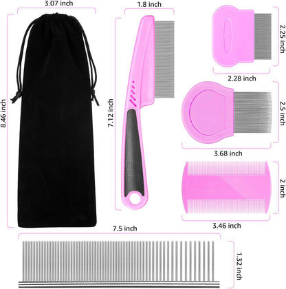 Ergonomic handle of Benseao pet grooming comb
