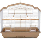 Prevue Pet Products Barn Style Bird Cage - Brown & White - Image 4