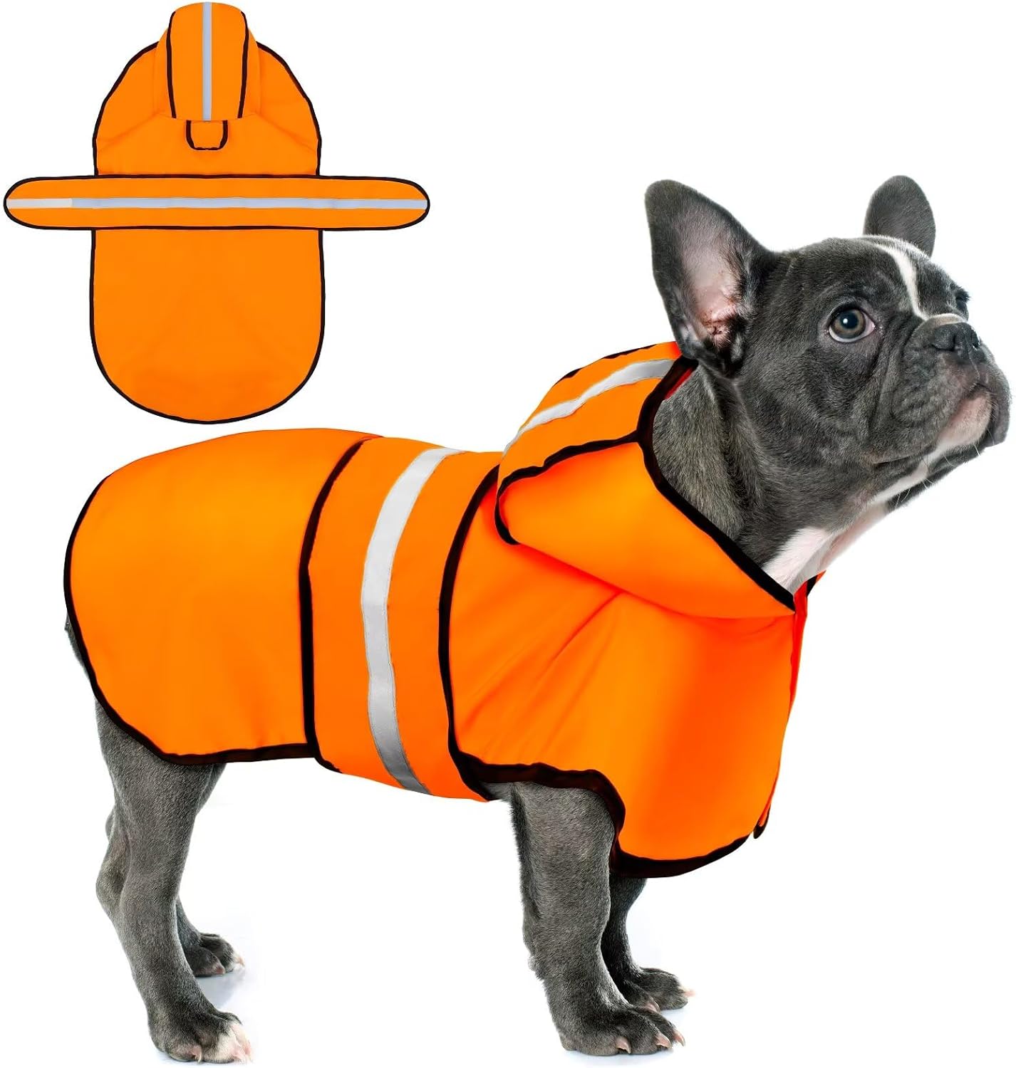 Paiaite Dog Raincoat: Hooded Slicker Poncho, Durable Waterproof Jacket with Reflective Stripes for Safety, Convenient Leash Hole, and Adjustable Fit, Perfect for Small, Medium, and Large Dogs Yellow M - Image 12