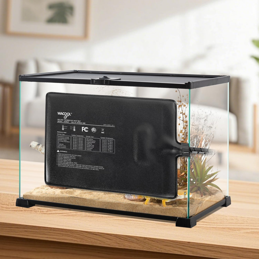 Packaging of the authentic WACOOL TERRA imported reptile terrarium accessory.