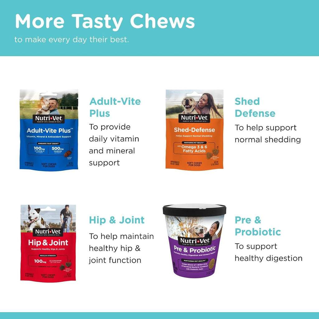 Nutri-Vet imported dog calming treats for separation anxiety relief