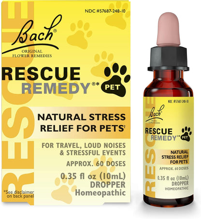 Rescue Remedy Pet Dropper - 20mL - Stress & Tension Support for Dogs & Cats with Bach Natural Flower Essences - Sedative-Free, Homeopathic Liquid Formula - For All Breeds, Ages & Weights - Image 10