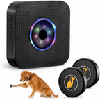 Ownpets Smart Dog Door Bell front view with LED light ring.