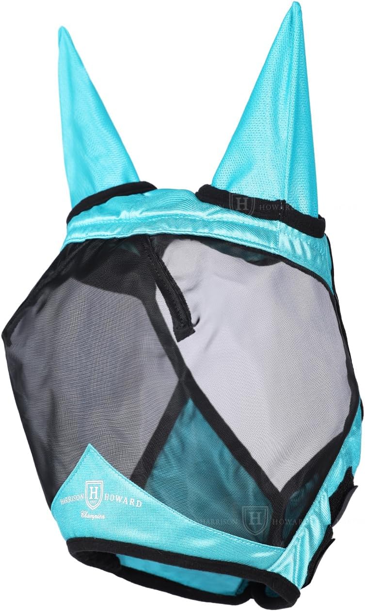 Harrison Howard horse fly mask with protective ears and UV mesh