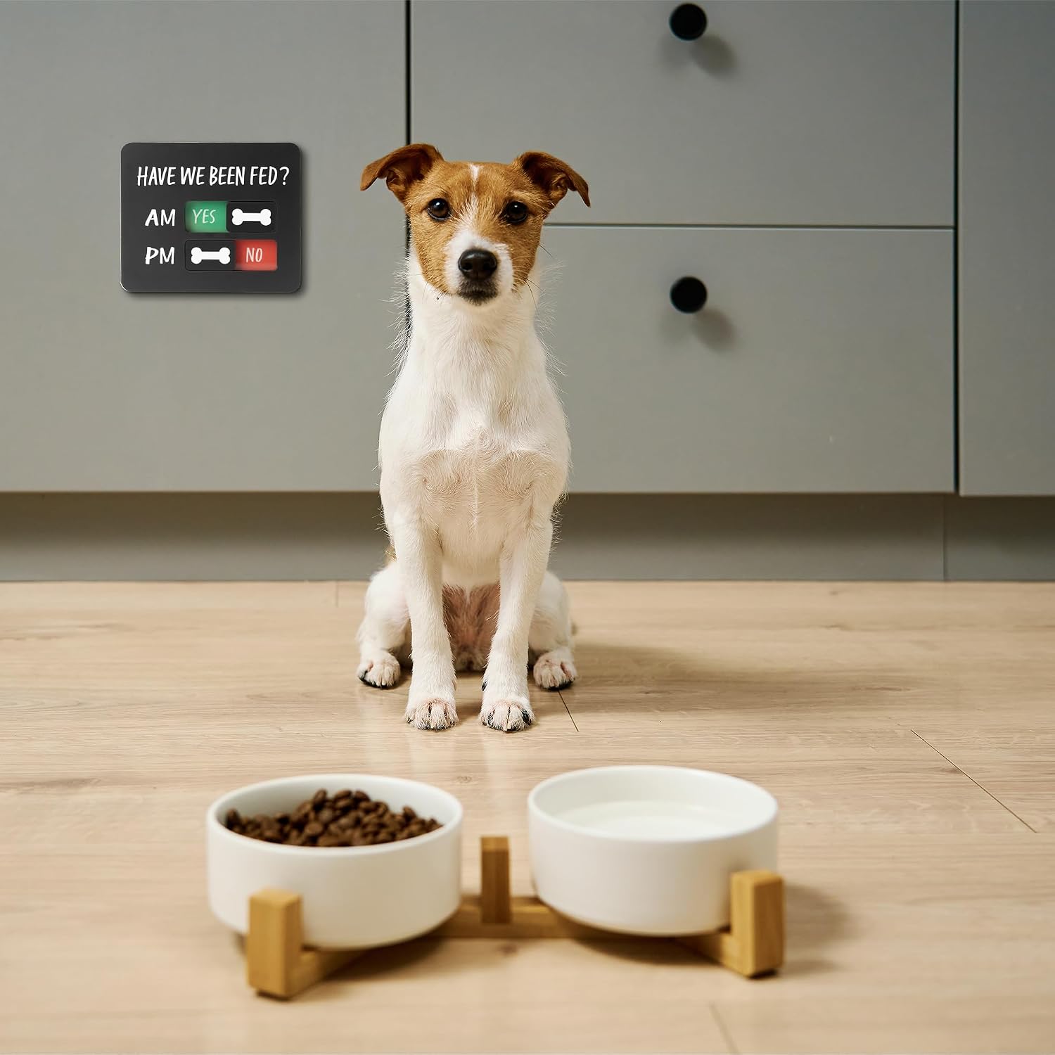 EliteSign double sticker adhesive installation method for pet feeding area
