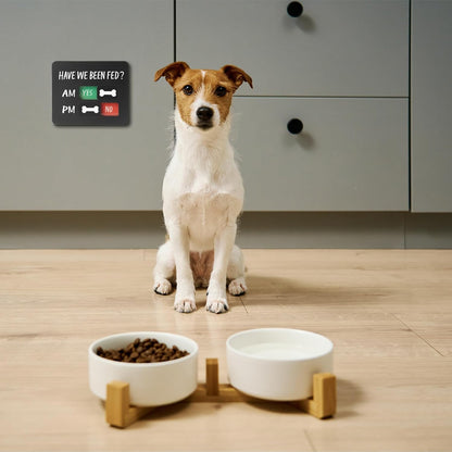 EliteSign double sticker adhesive installation method for pet feeding area
