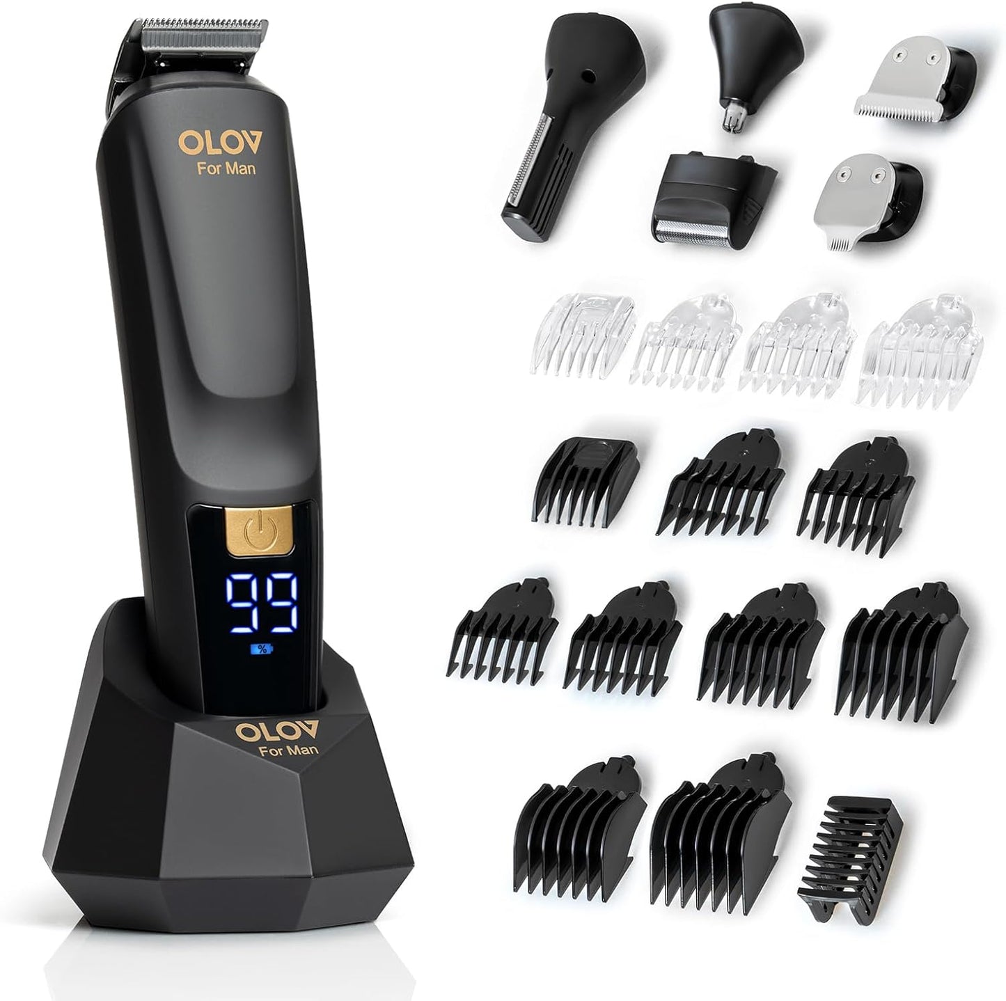 OLOV For Man 21 Piece All In One Grooming Kit front view