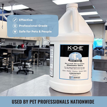 Professional grade Odorcide K.O.E. cleaner for animal facilities