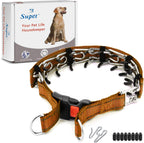 Supet Dog Prong Collar, Dog Choke Collar Adjustable Dog Pinch Collar with Quick Release Buckle/Nylon Cover for Small Medium Large Dogs - Image 10