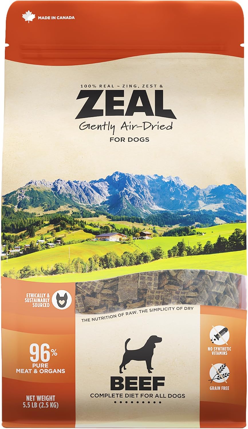 ZEAL Canada Air-Dried Beef Recipe for Dogs - High Protein, Natural Superfoods, Nutrient Rich, No Fillers, Grain Free, Complete & Balanced (Beef, 1 lb) - Image 11