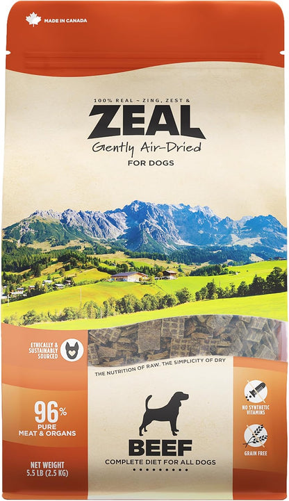 ZEAL Canada Air-Dried Beef Recipe for Dogs - High Protein, Natural Superfoods, Nutrient Rich, No Fillers, Grain Free, Complete & Balanced (Beef, 1 lb) - Image 11