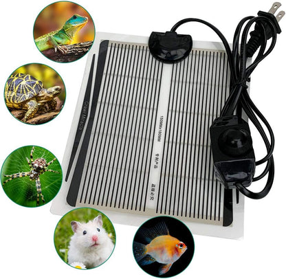 Energy efficient heating solution for snake tanks