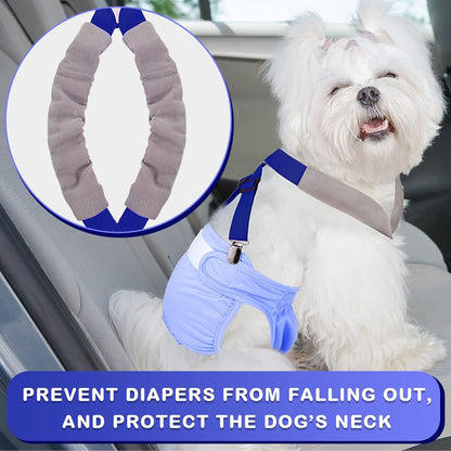 Durable polyester pet apparel straps with adjustable metal buckles